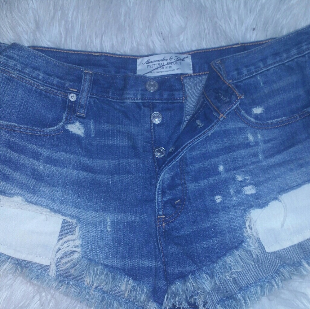 Denim shorts